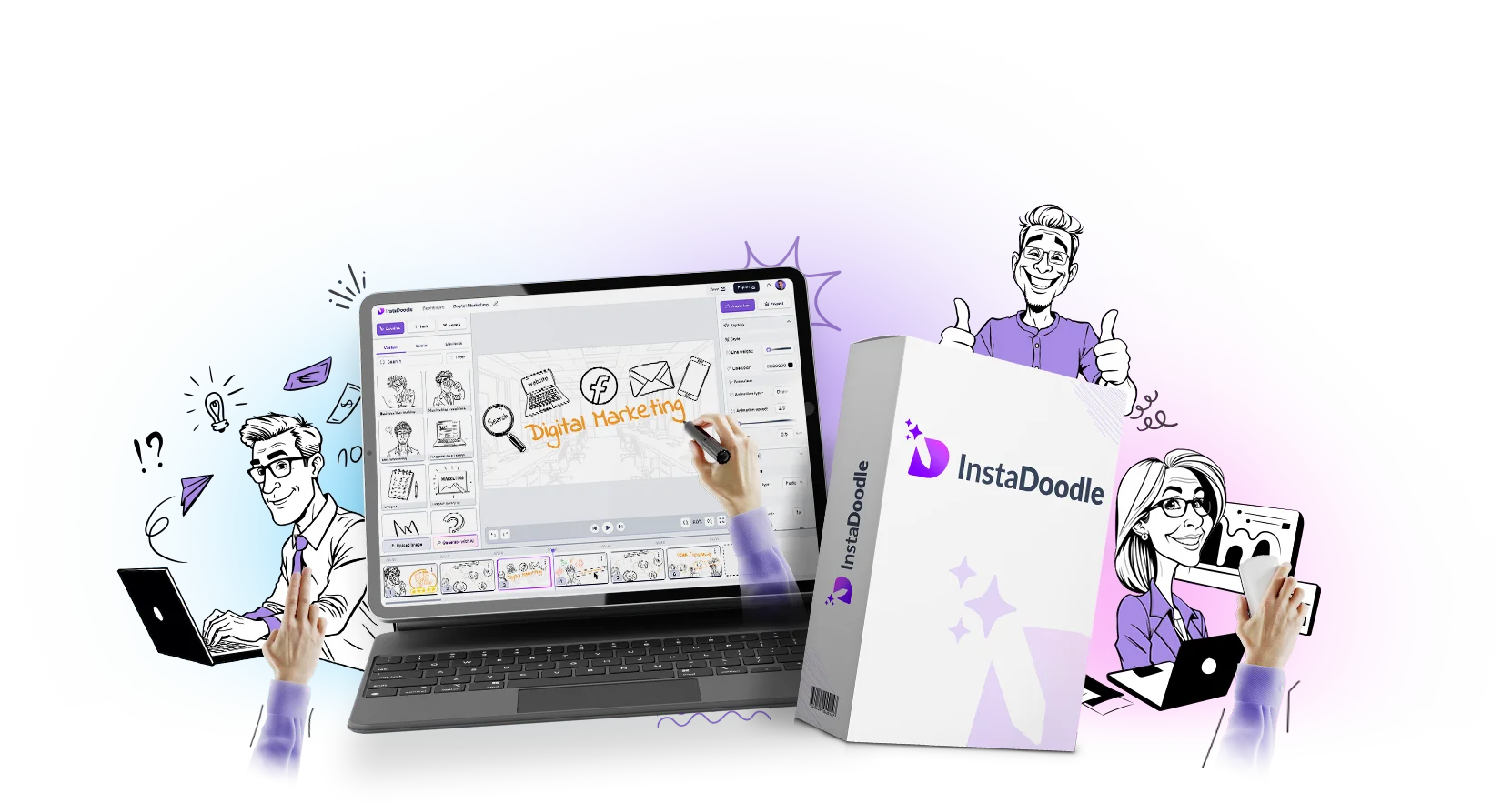 InstaDoodle Review (2025): Finally, an AI Whiteboard Animation Tool That Doesn’t Require a Degree or a Fortune